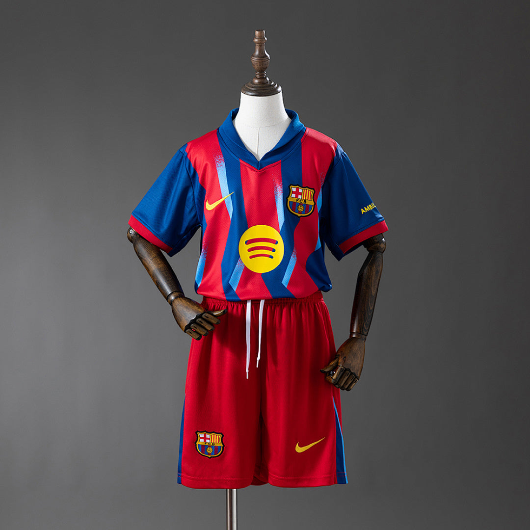 Conjunto Niños FC Barcelona Cuarta 2025/26 - frente