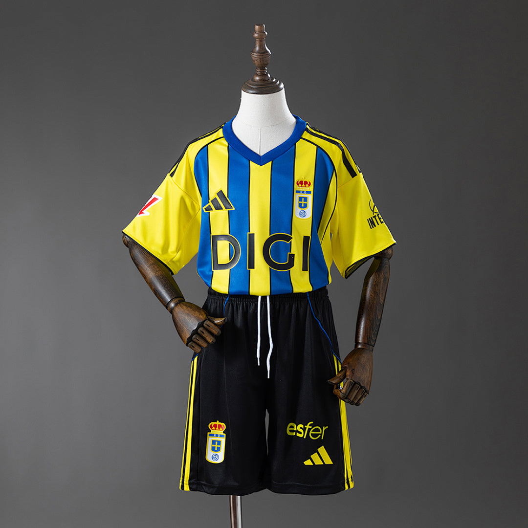 Conjunto Niños Real Oviedo Visita 2025/26 - frente