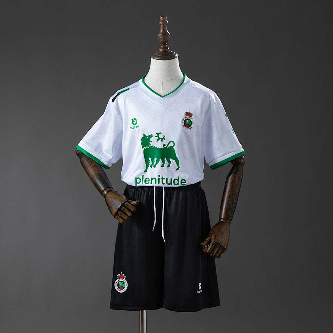 Conjunto Niños Racing de Santander Local 2025/26 - frente