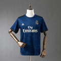 Camiseta Retro Real Madrid Visita Negra y Gris 19/20 - frente