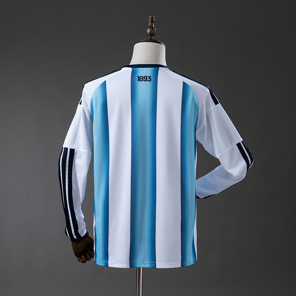 Camiseta Argentina Local Manga Larga 2026 - espalda