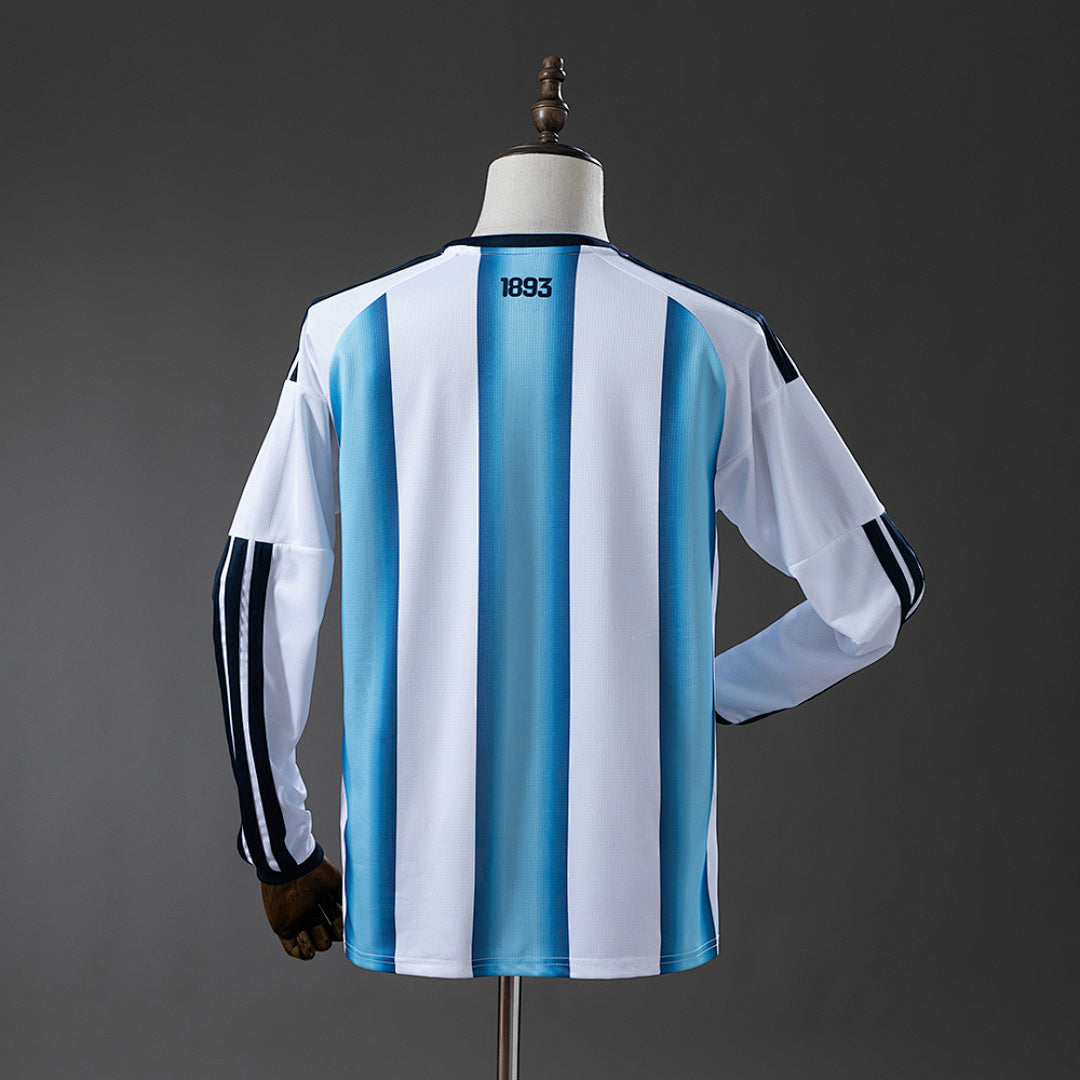 Camiseta Argentina Local Manga Larga 2026 - espalda