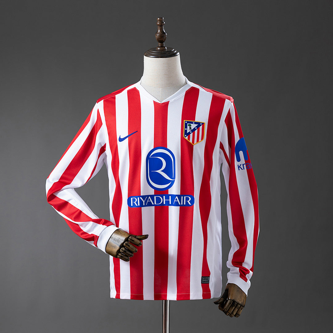 Camiseta Atlético de Madrid Local Manga Larga 2025/26 - frente