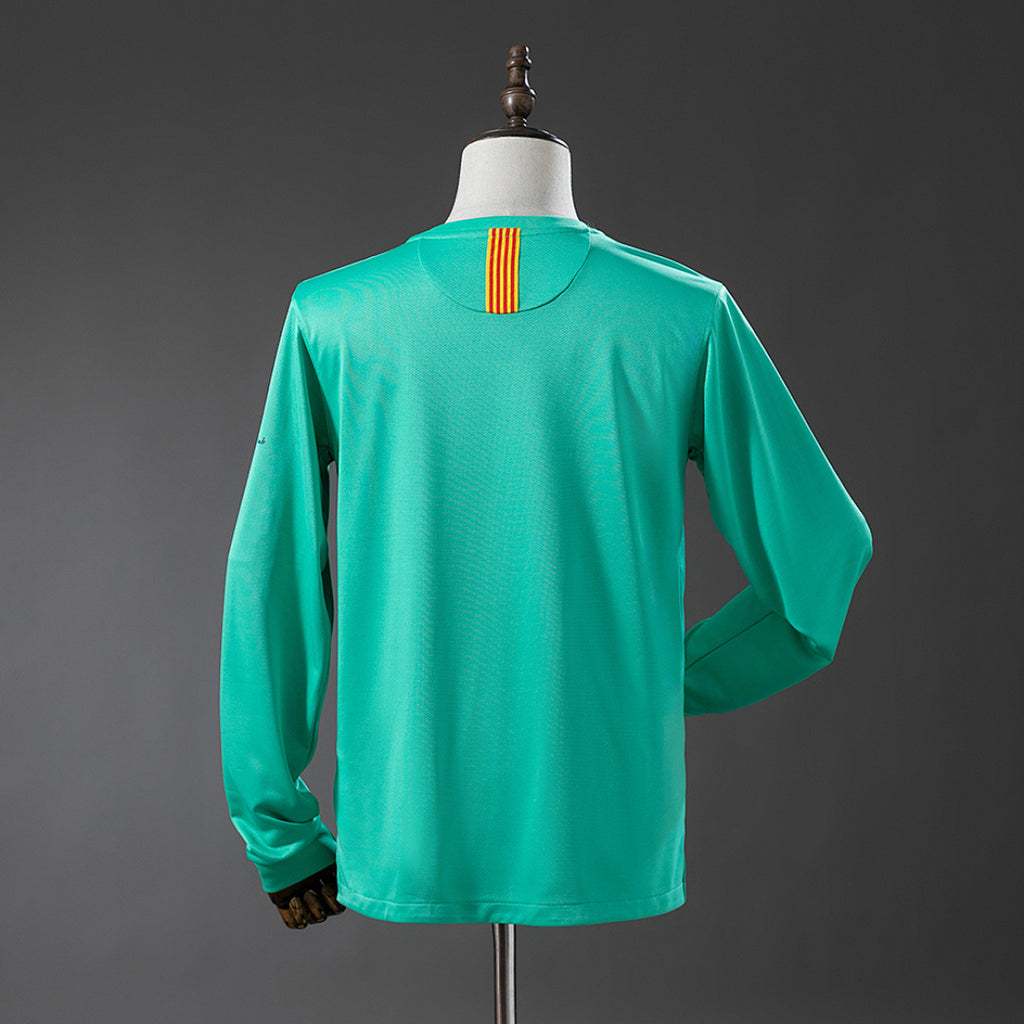 Camiseta Retro FC Barcelona Visita Manga Larga 10/11 - espalda