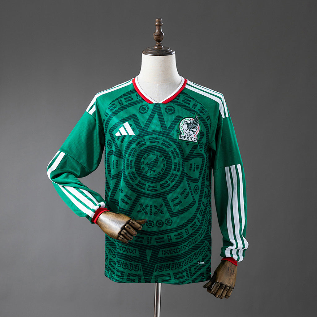 Camiseta México Local Manga Larga 2026 - frente
