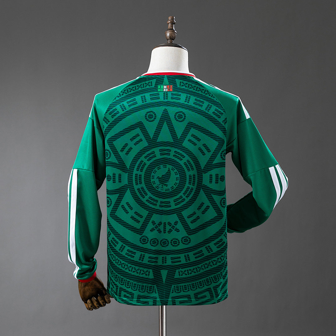 Camiseta México Local Manga Larga 2026 - espalda