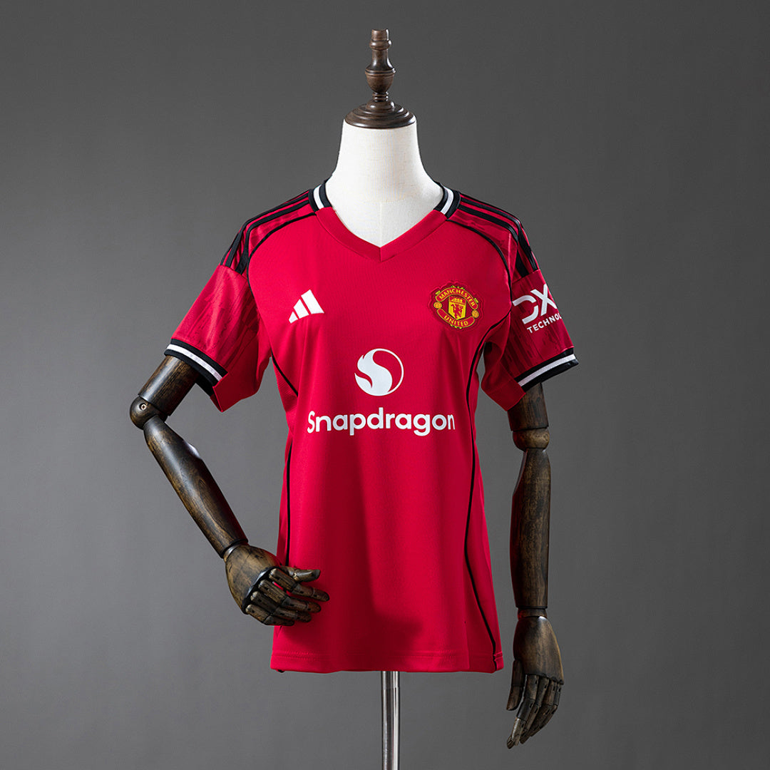 Camiseta Manchester United Local 2025/26 Mujer - frente