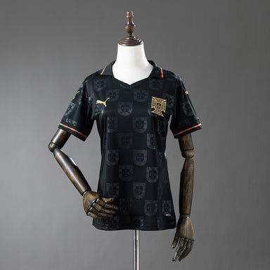 Camiseta Portugal Negra Edición Especial 2026 Mujer - frente