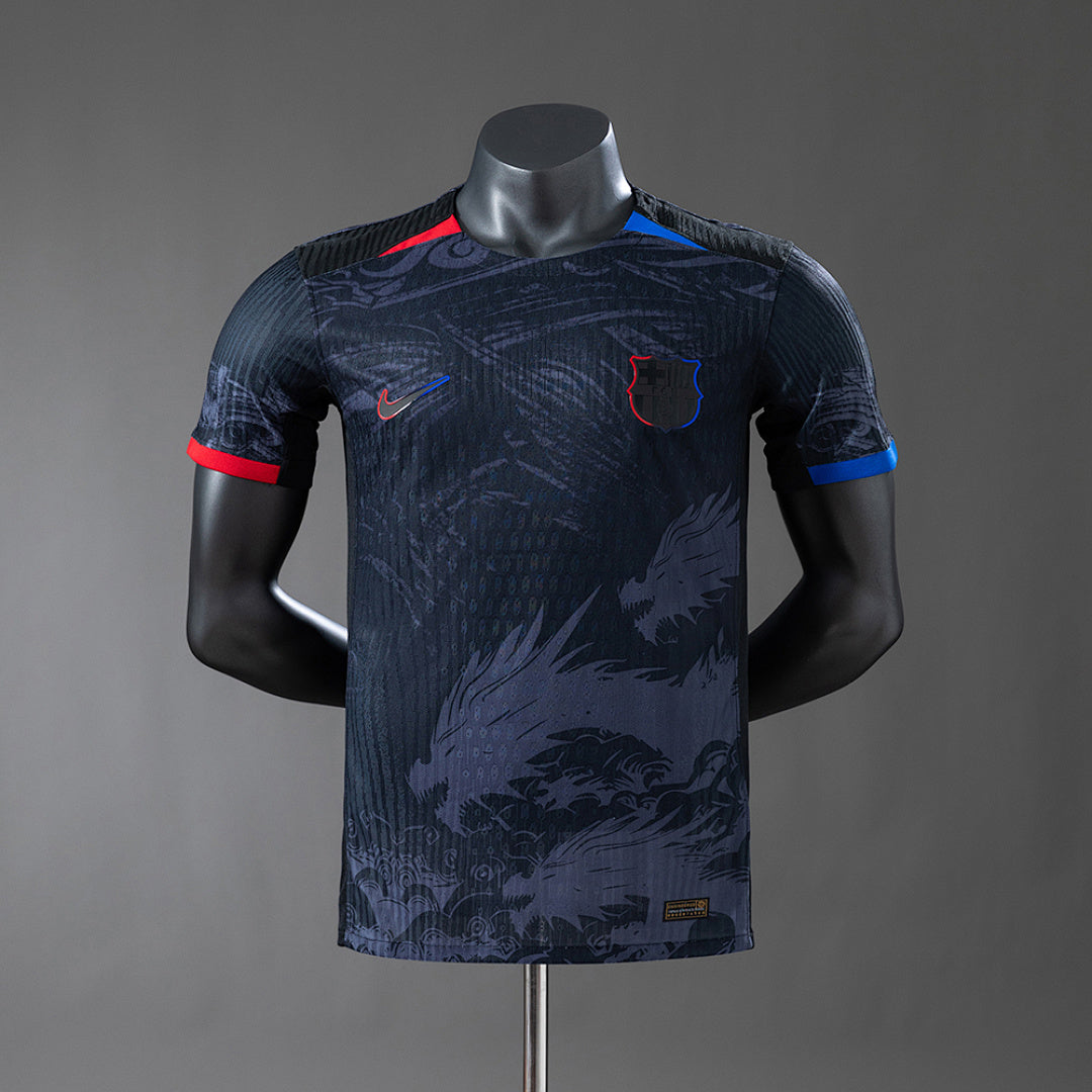 Camiseta FC Barcelona Negra Negra Edición Especial 2025/26 Versión Jugador - frente