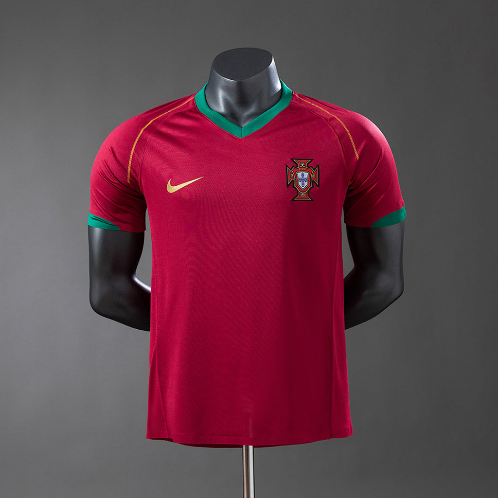 Camiseta Retro Portugal Local 2006 Versión Jugador - frente