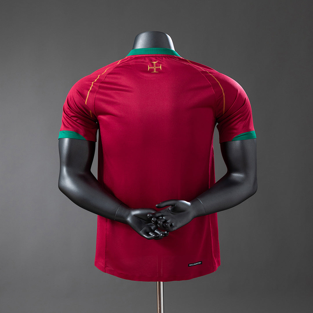 Camiseta Retro Portugal Local 2006 Versión Jugador - espalda