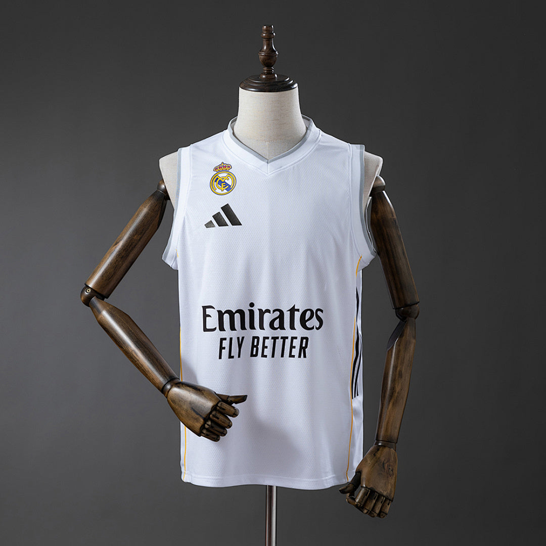 Camiseta Real Madrid Local Celeste y Gris Claro 2025/26 - frente