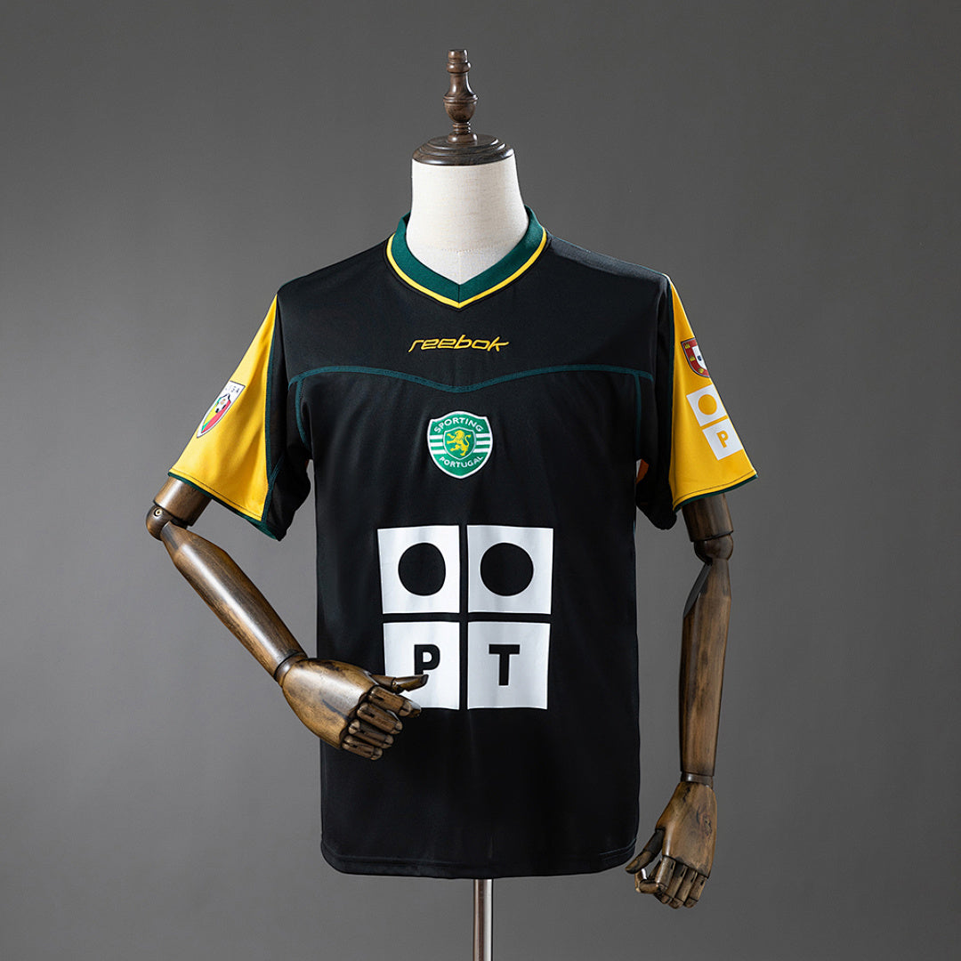 Camiseta Retro Sporting CP Visita 02/03 - frente