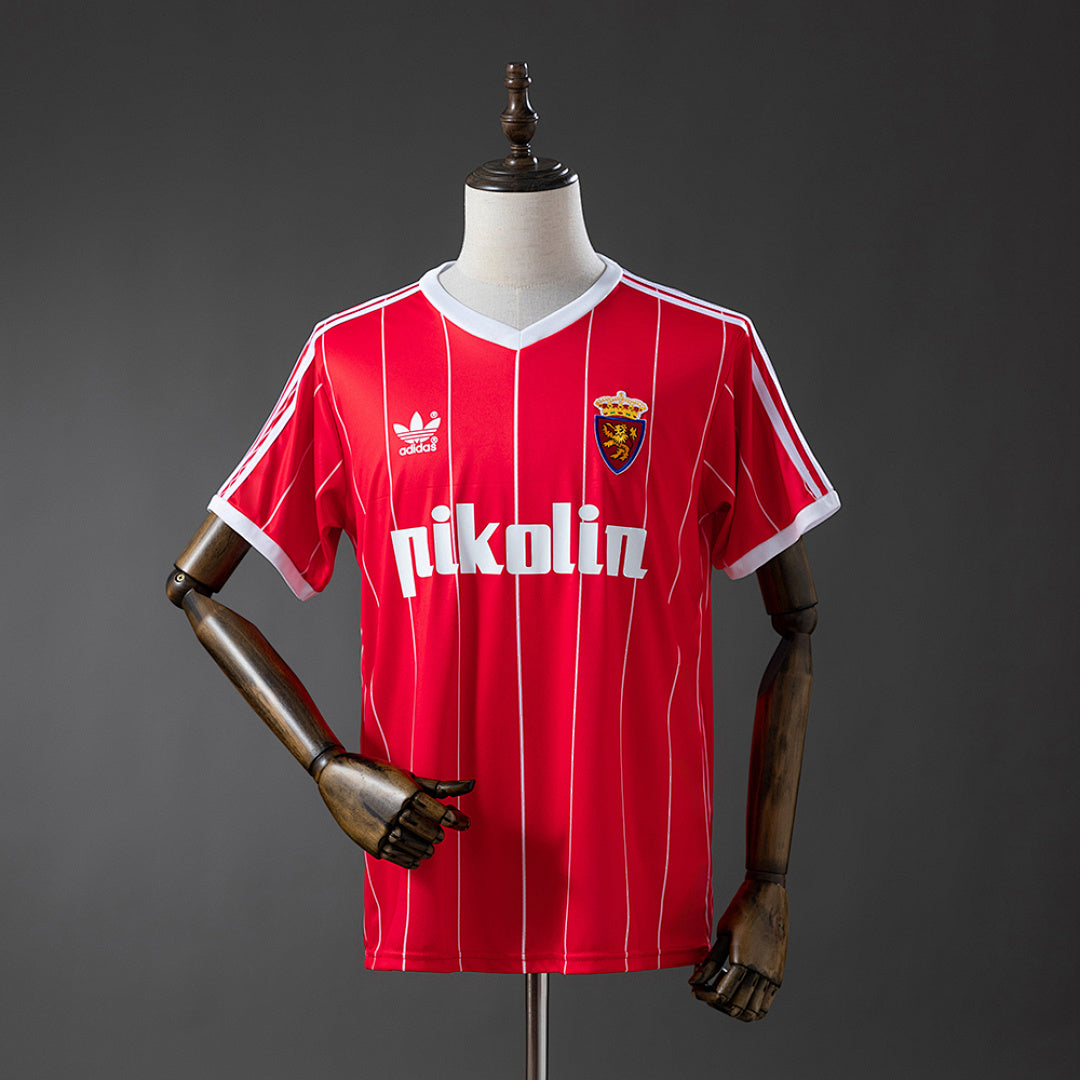 Camiseta Retro Real Zaragoza Visita 83/84 - frente