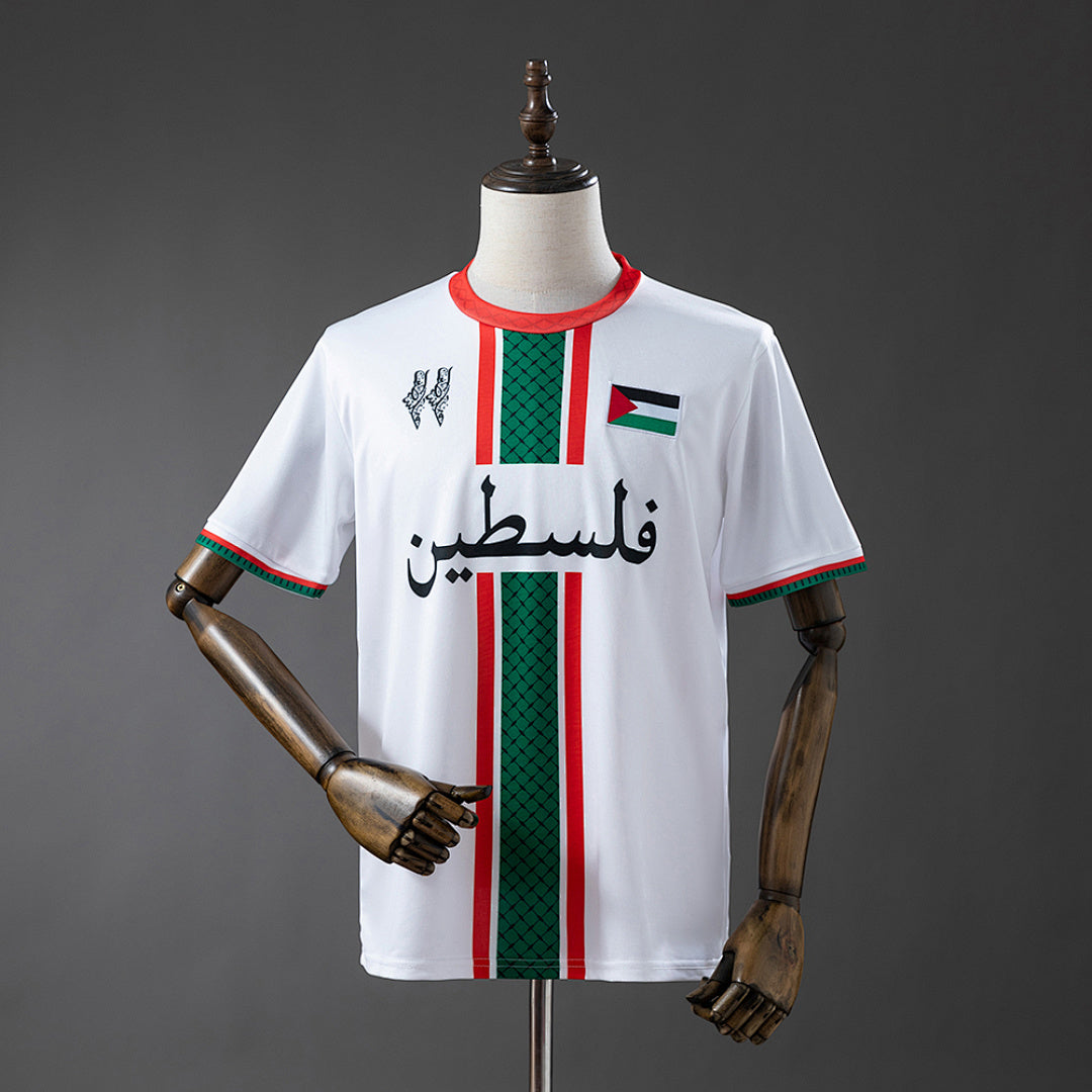 Camiseta Palestina Blanca Edición Especial 2025 - frente