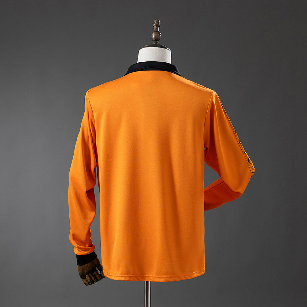 Camiseta Retro Wolverhampton Local Manga Larga 80/81 - espalda