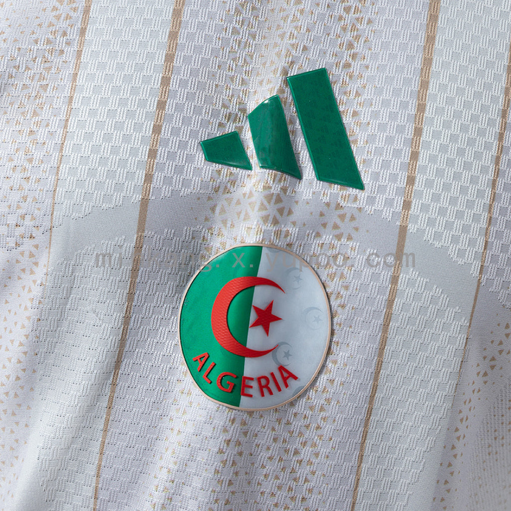Camiseta Argelia Local 2026 Versión Jugador - espalda
