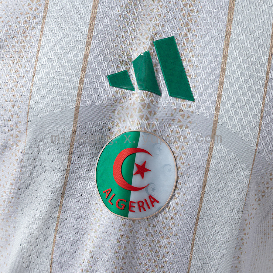 Camiseta Argelia Local 2026 Versión Jugador - espalda