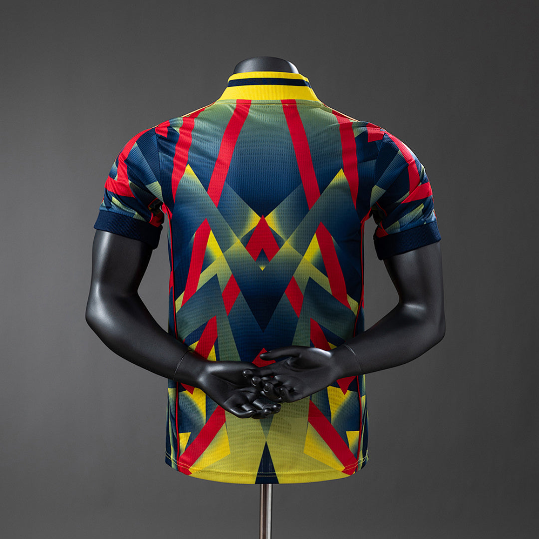 Camiseta Arsenal Amarilla 2025/26 Versión Jugador - espalda