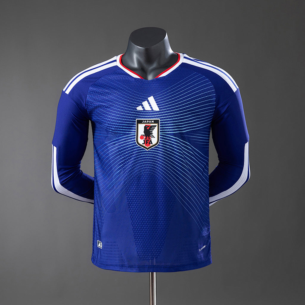 Camiseta Japón Local Manga Larga 2026 Versión Jugador - frente