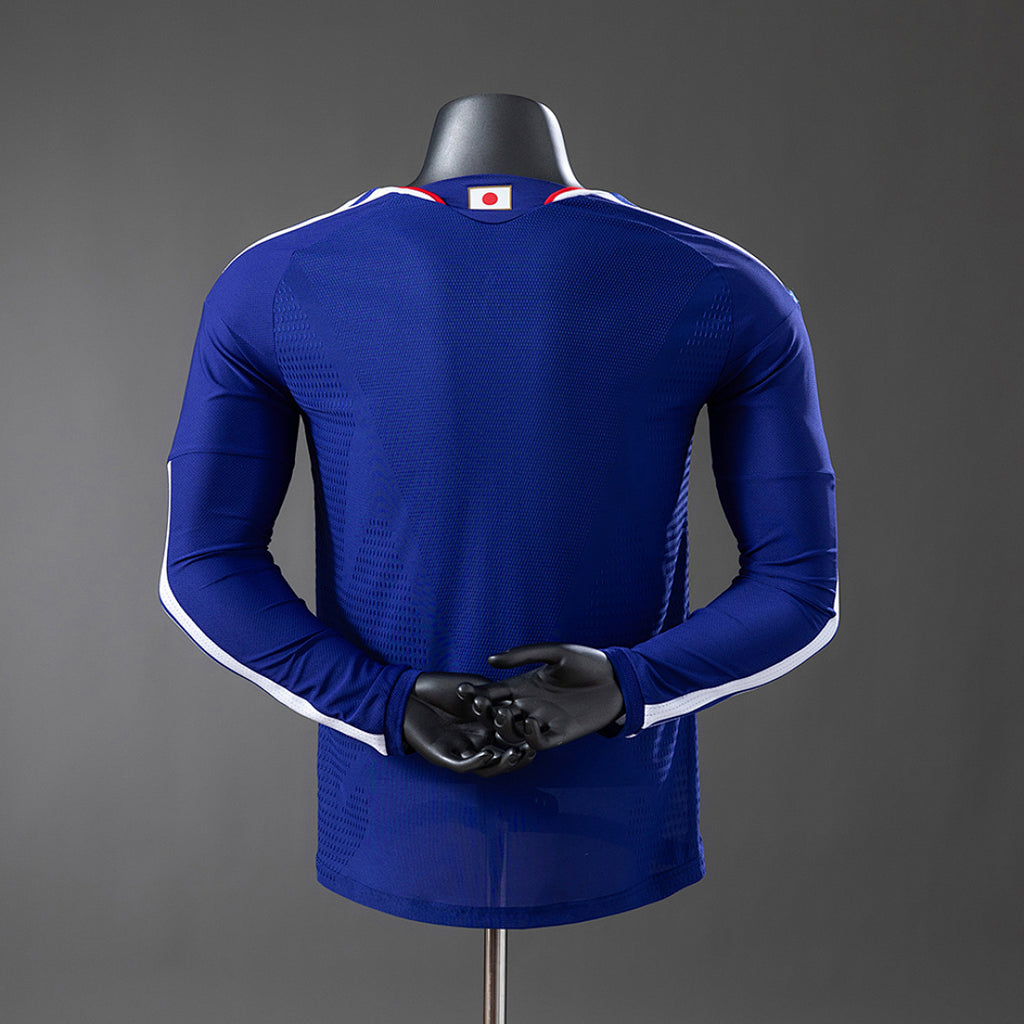 Camiseta Japón Local Manga Larga 2026 Versión Jugador - espalda
