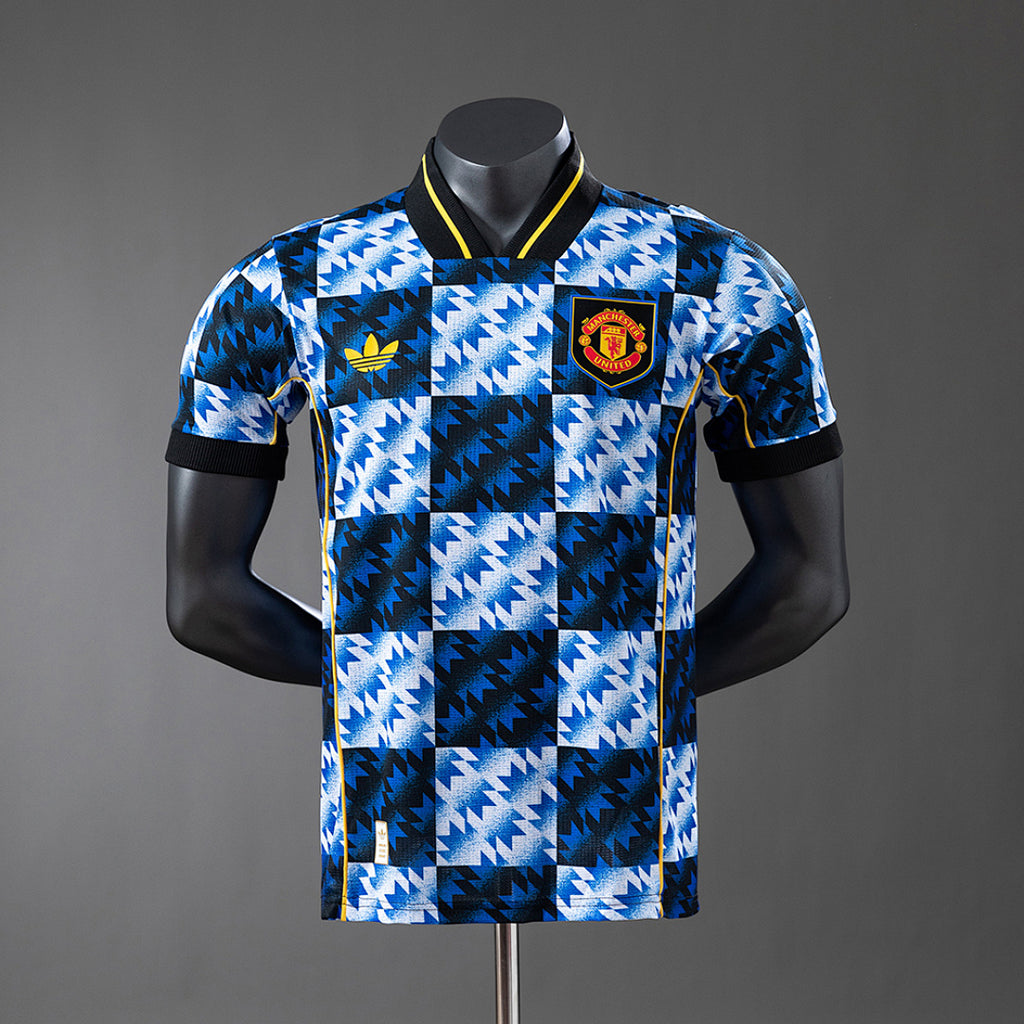 Camiseta Manchester United Azul 2025/26 Versión Jugador - frente