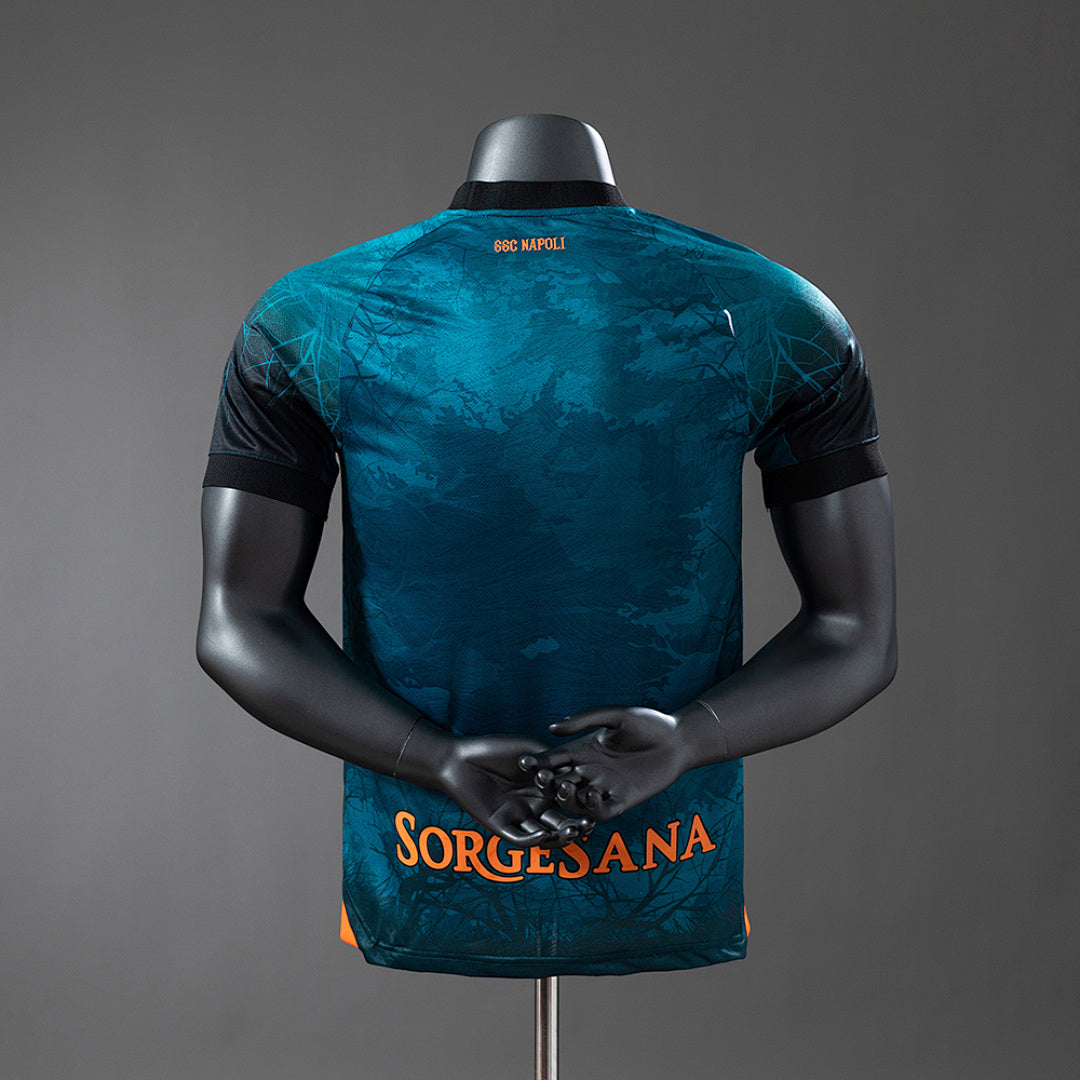 Camiseta SSC Napoli Azul 2025/26 Versión Jugador - espalda