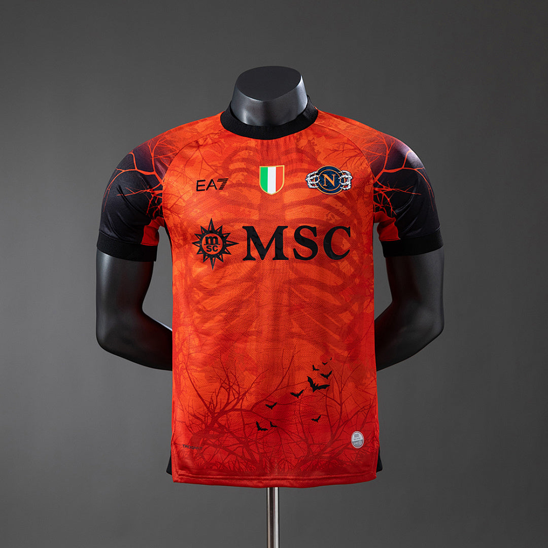 Camiseta SSC Napoli Naranja 2025/26 Versión Jugador - frente