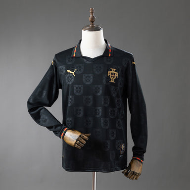 Camiseta Portugal Negra Edición Especial Manga Larga 2026 - frente