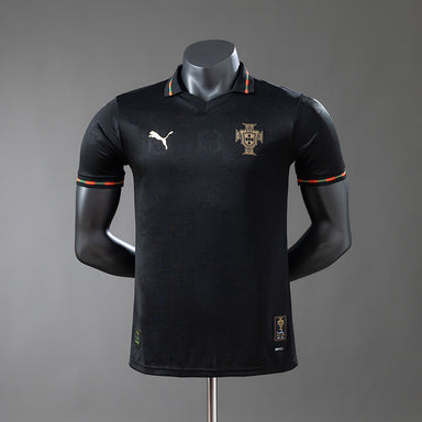 Camiseta Portugal Negra y Gris Negra Edición Especial 2026 Versión Jugador - frente