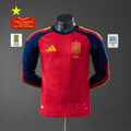 Camiseta España Local Manga Larga 2026 Versión Jugador - frente