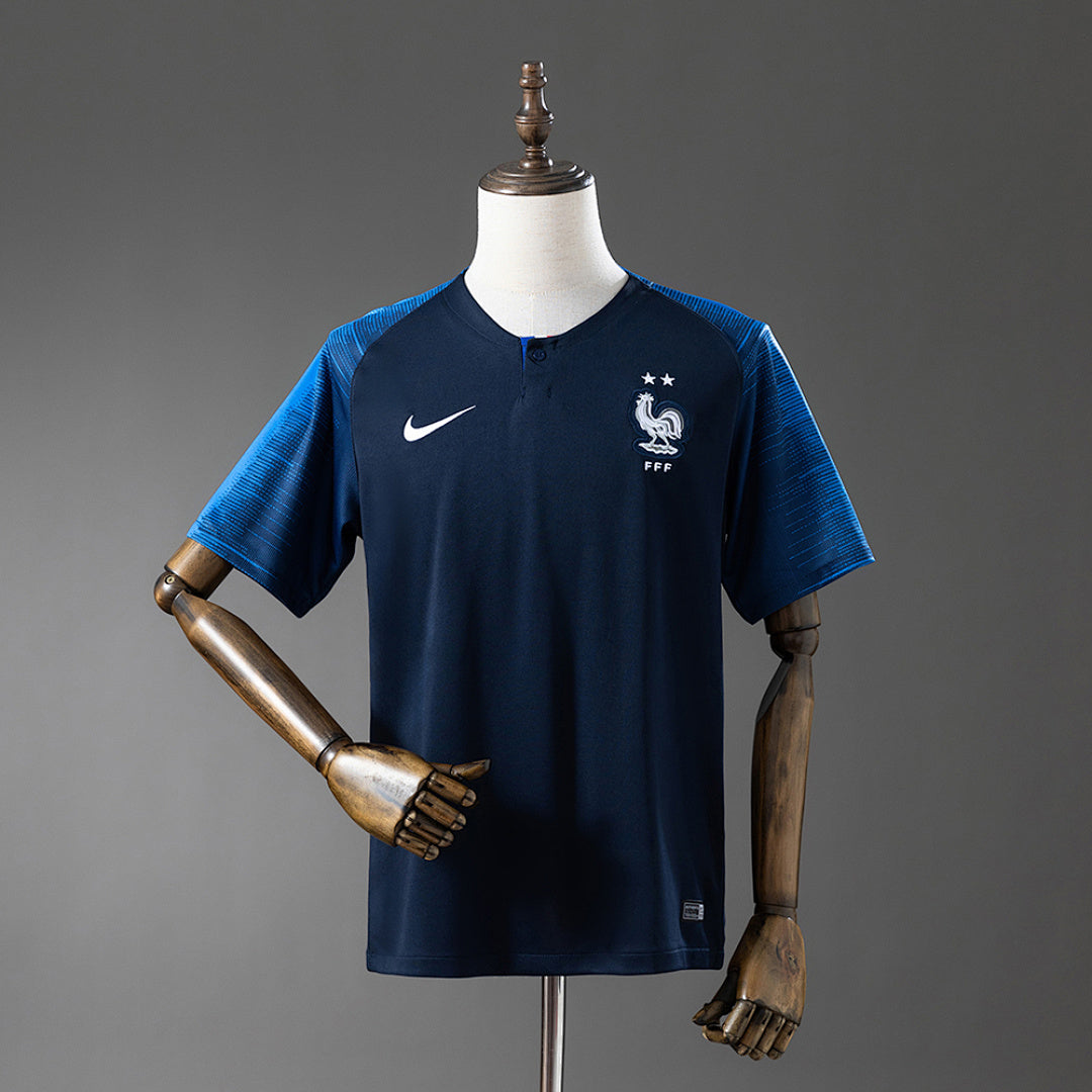 Camiseta Retro Francia Local 2018 - frente