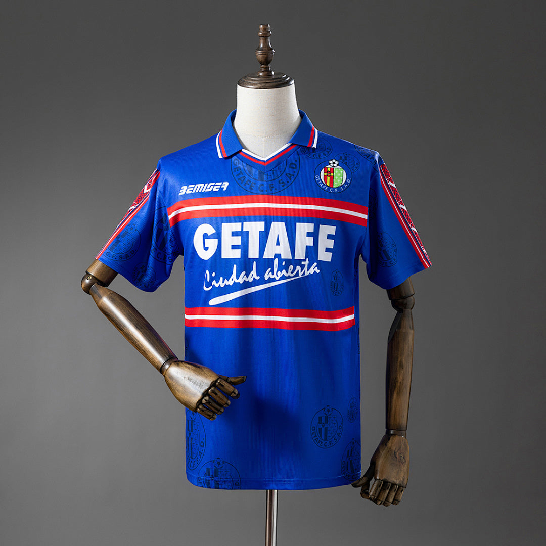 Camiseta Retro Getafe CF Local Gris y Azul Marino 98/99 - frente
