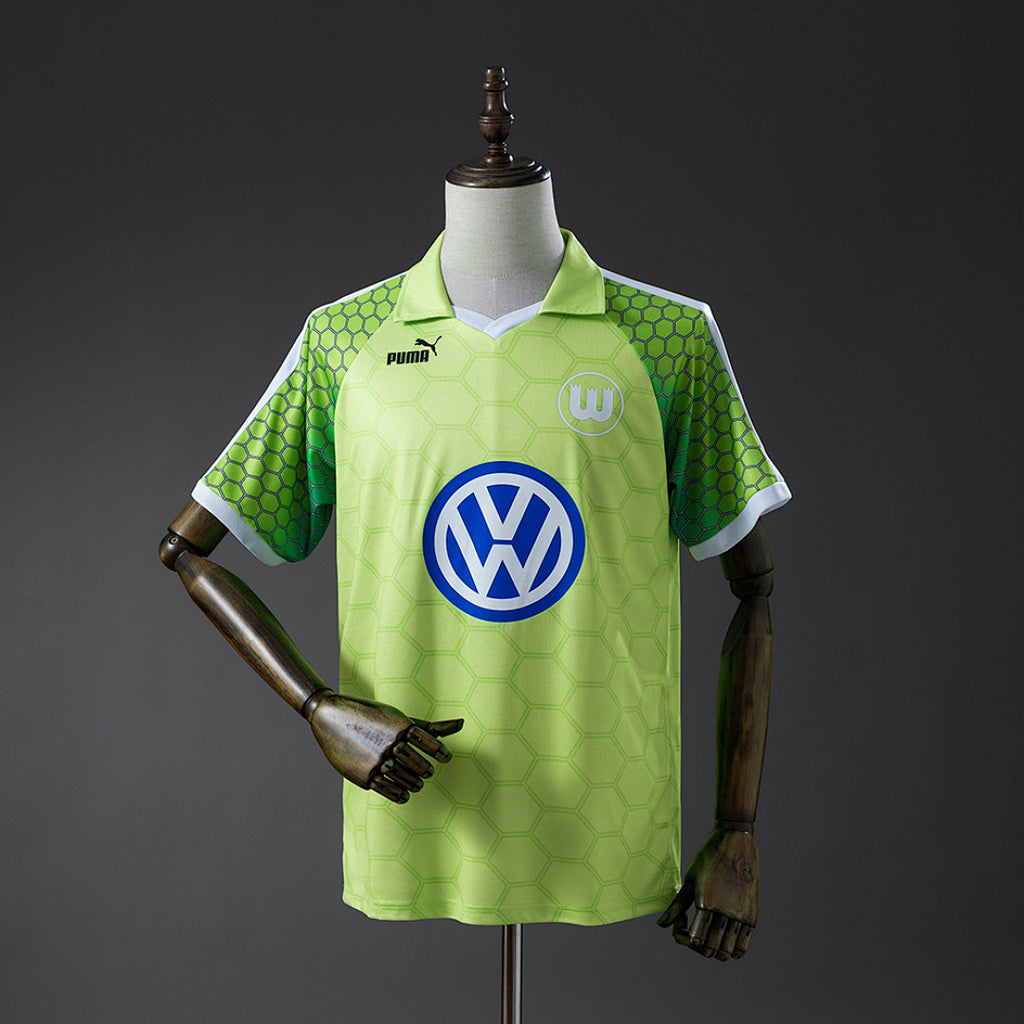 Camiseta Retro VfL Wolfsburg Local 97/98 - frente