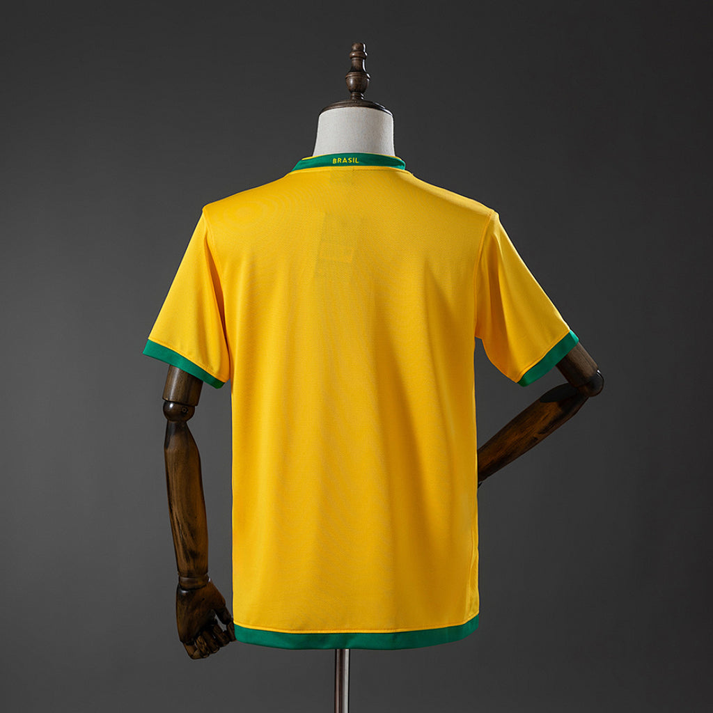 Camiseta Retro Brasil Local 2018 - espalda