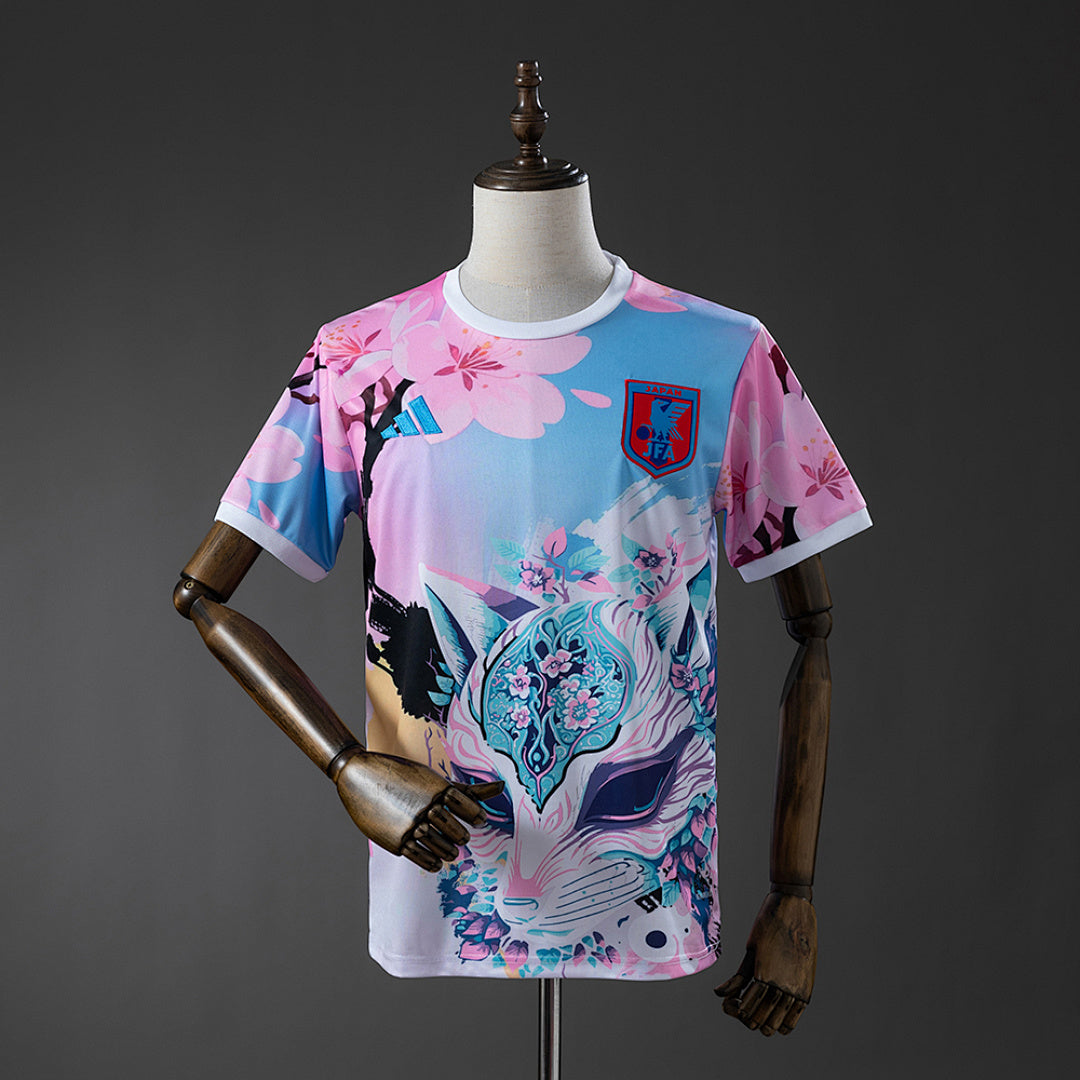 Camiseta Japón Gris y Morada 2025/26 - frente