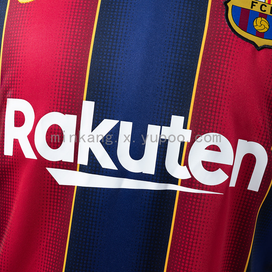 Camiseta Retro FC Barcelona Local Roja 20/21 - espalda