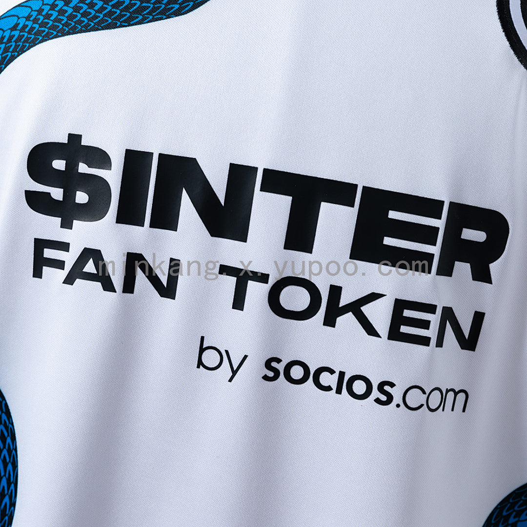 Camiseta Retro Inter de Milán Visita Azul y Celeste 21/22 - espalda
