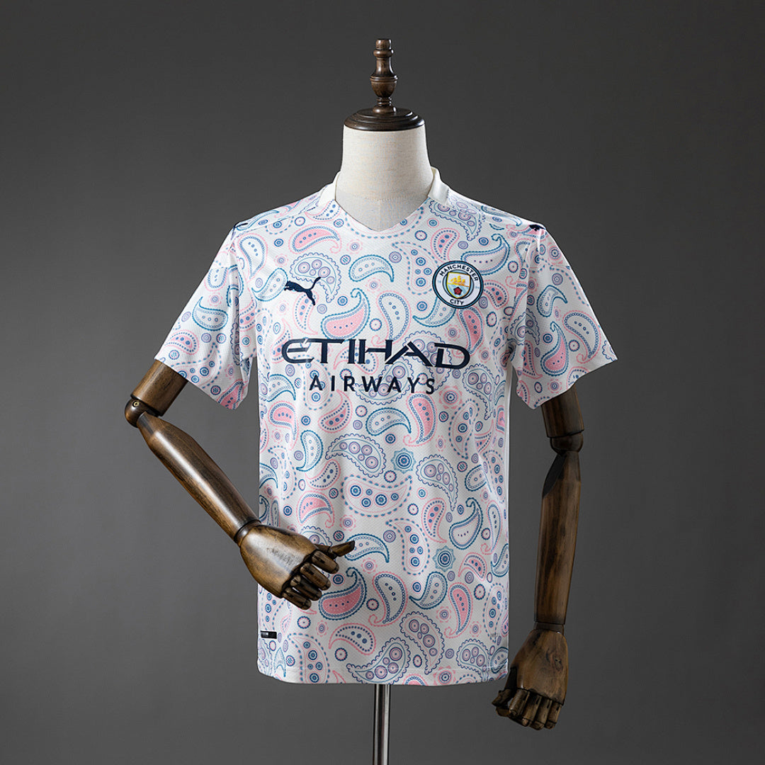 Camiseta Retro Manchester City Tercera 20/21 - frente