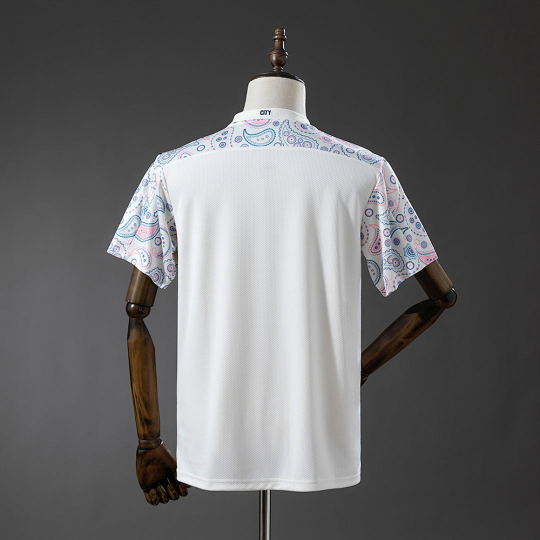 Camiseta Retro Manchester City Tercera 20/21 - espalda