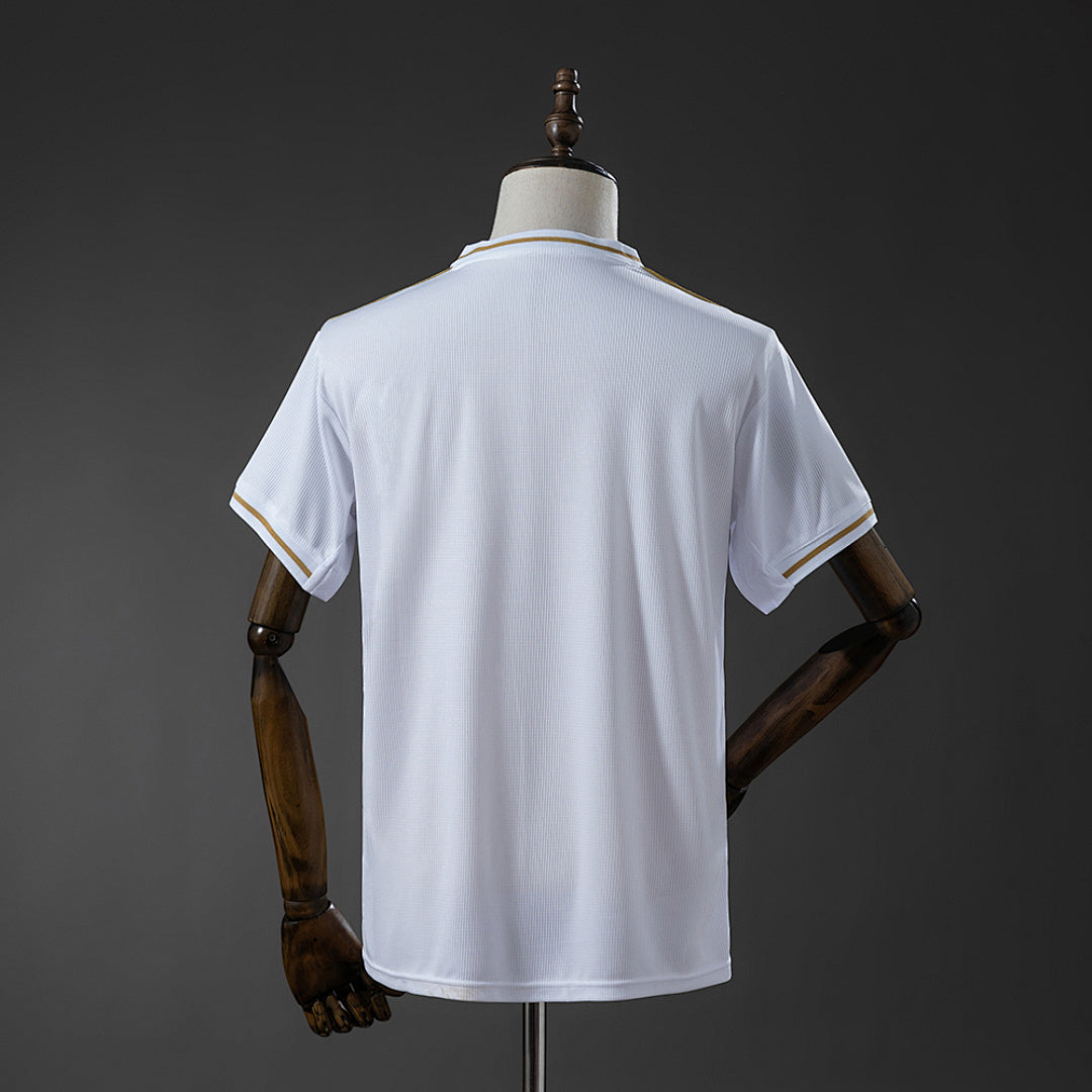 Camiseta Retro Real Madrid Local Celeste 19/20 - espalda