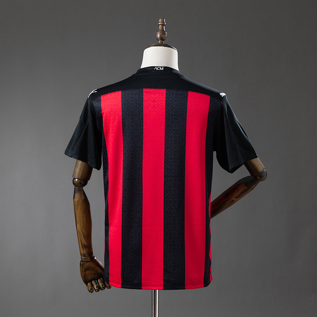 Camiseta Retro AC Milan Local Roja 20/21 - espalda