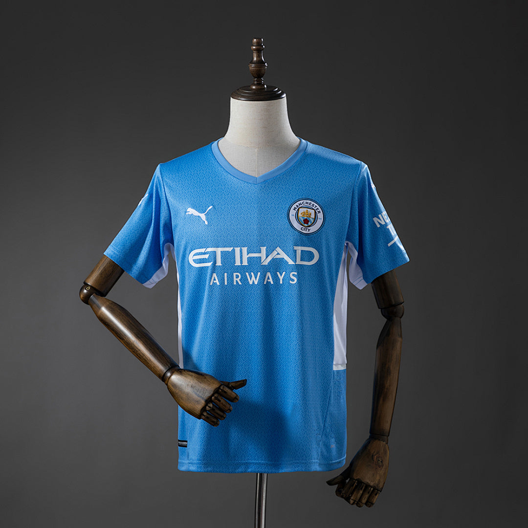 Camiseta Retro Manchester City Local 21/22 - frente