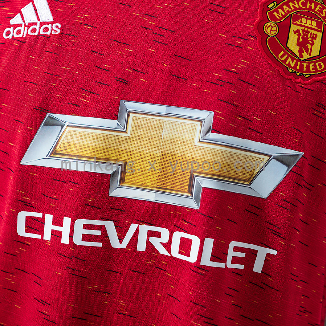 Camiseta Retro Manchester United Local 20/21 - espalda
