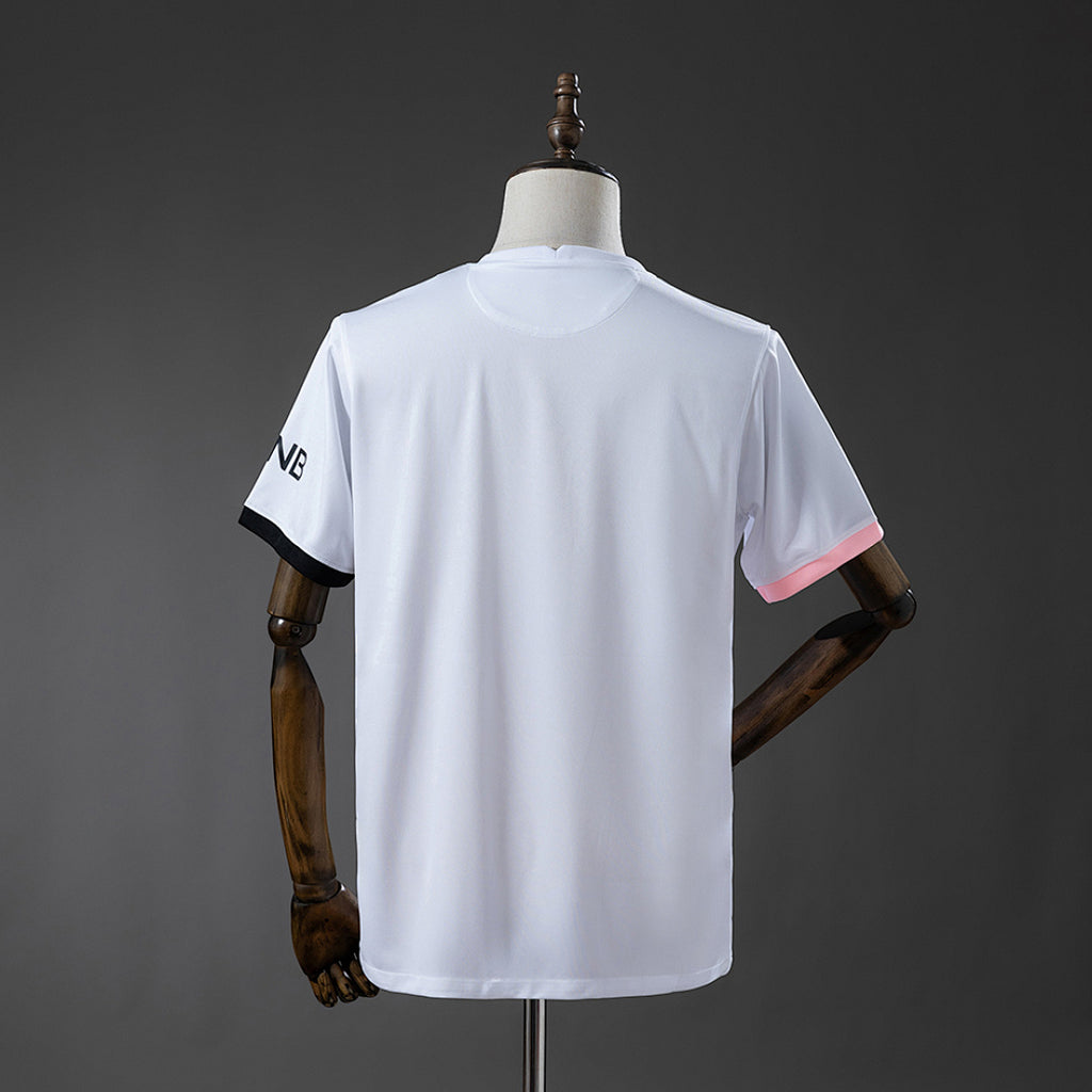 Camiseta Retro PSG Visita Celeste y Negra 21/22 - espalda