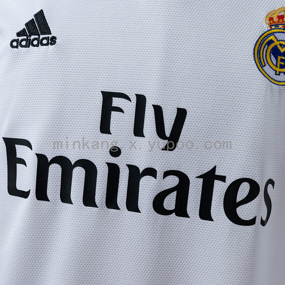 Camiseta Retro Real Madrid Local 18/19 - espalda