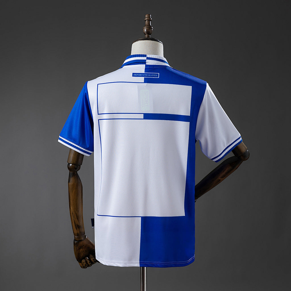 Camiseta Retro Deportivo Alavés Local 00/01 - espalda