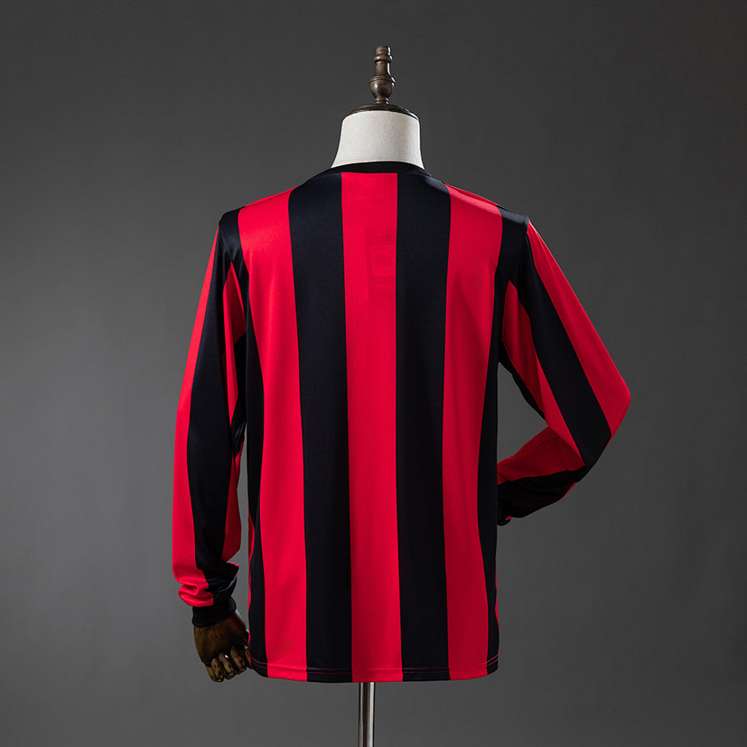 Camiseta Retro OGC Nice Local Manga Larga 77/78 - espalda
