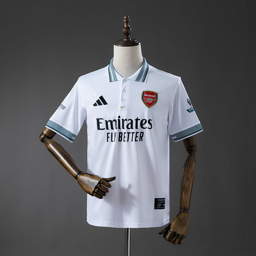 Camiseta Arsenal Celeste y Gris Claro Blanca Edición Especial 2025/26 - frente