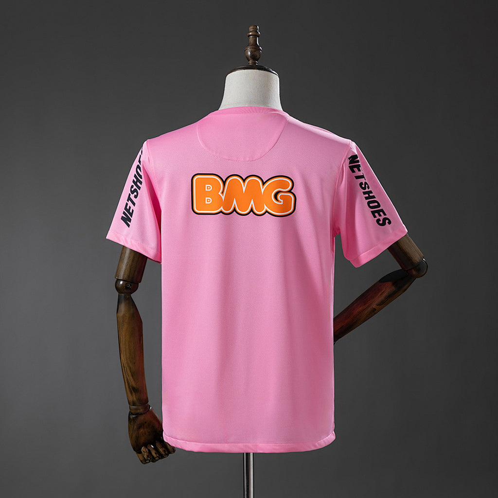 Camiseta Retro Santos Rosada 12/13 - espalda
